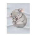 Sleeping Koala Baby Blanket | Soft Fleece Nursery Throw