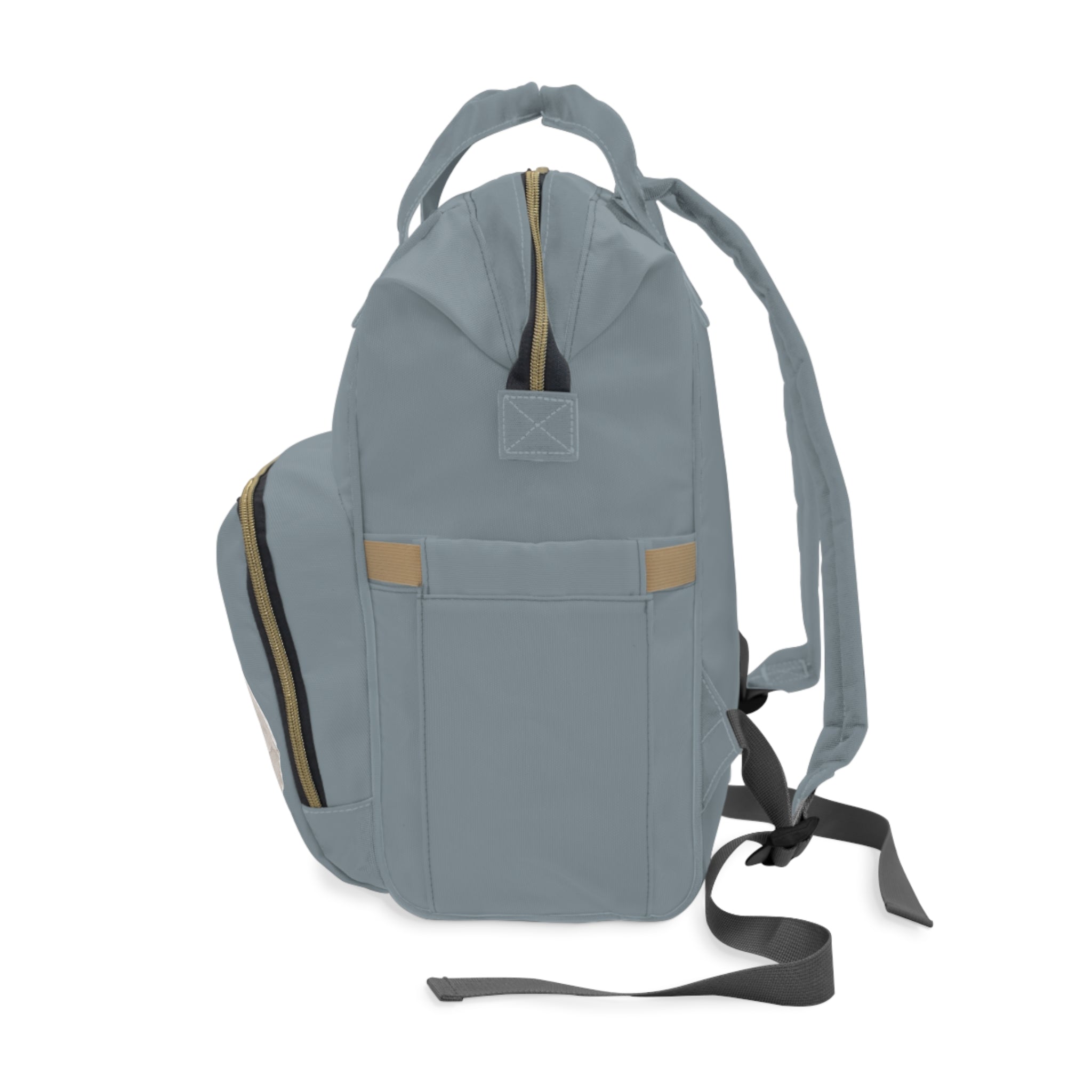 Sleeping Koala Multifunctional Diaper Backpack | Grey Nursery Bag