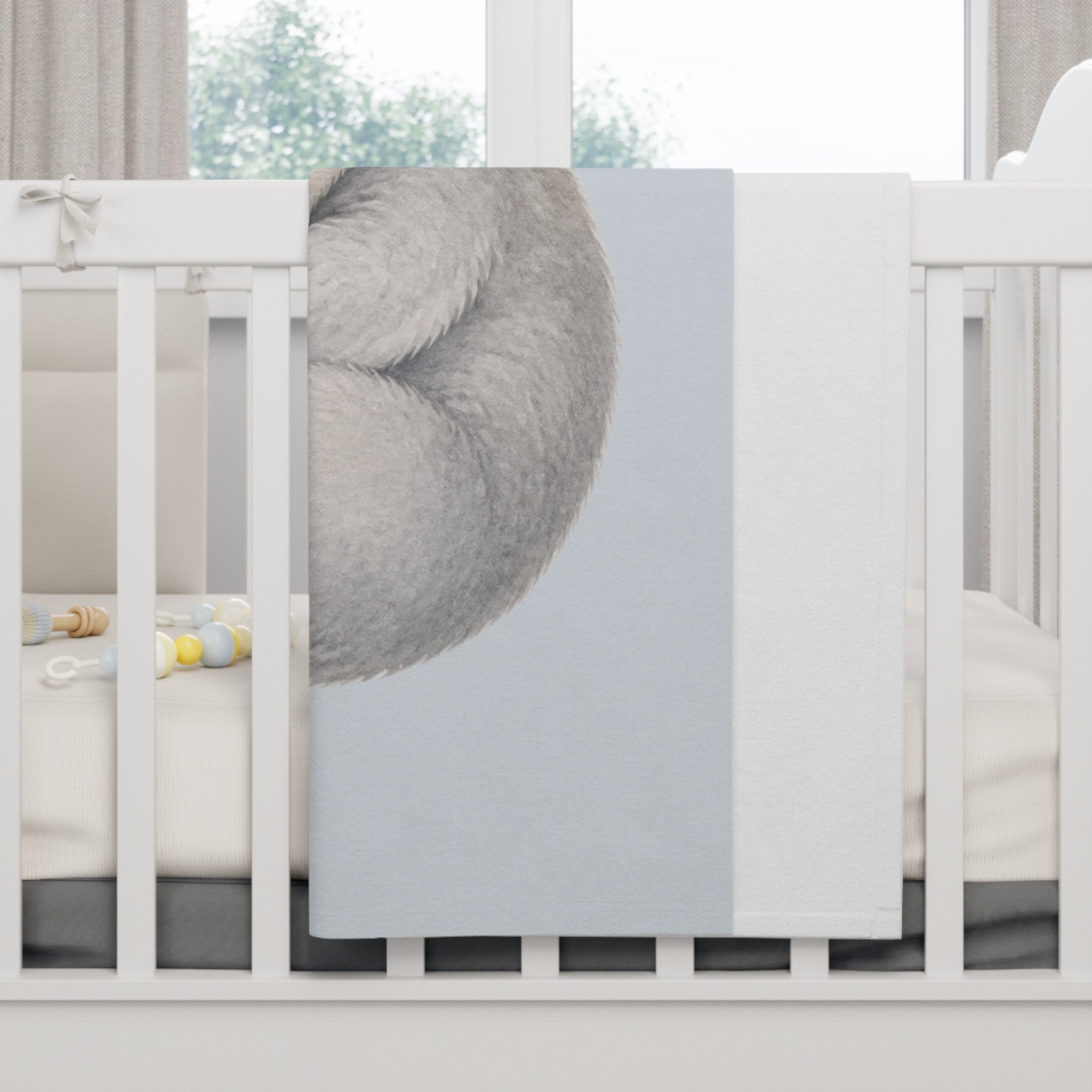Sleeping Koala Baby Blanket | Soft Fleece Nursery Throw
