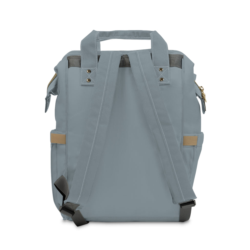 Sleeping Koala Multifunctional Diaper Backpack | Grey Nursery Bag